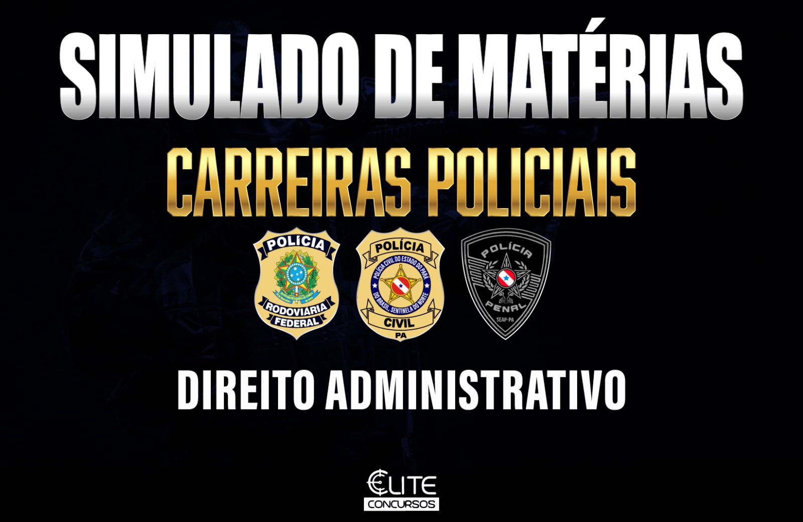 Simulado de Matrias - Carreiras Policiais - Direito Administrativo - 22/09