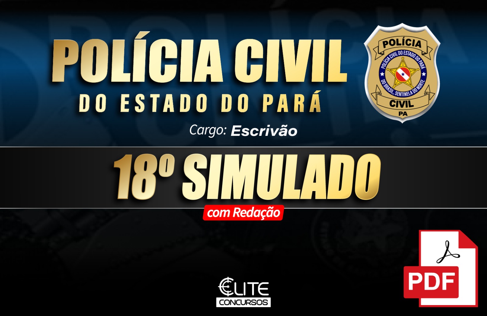 18 SIMULADO PCPA - ESCRIVO - 10/11 - Em PDF