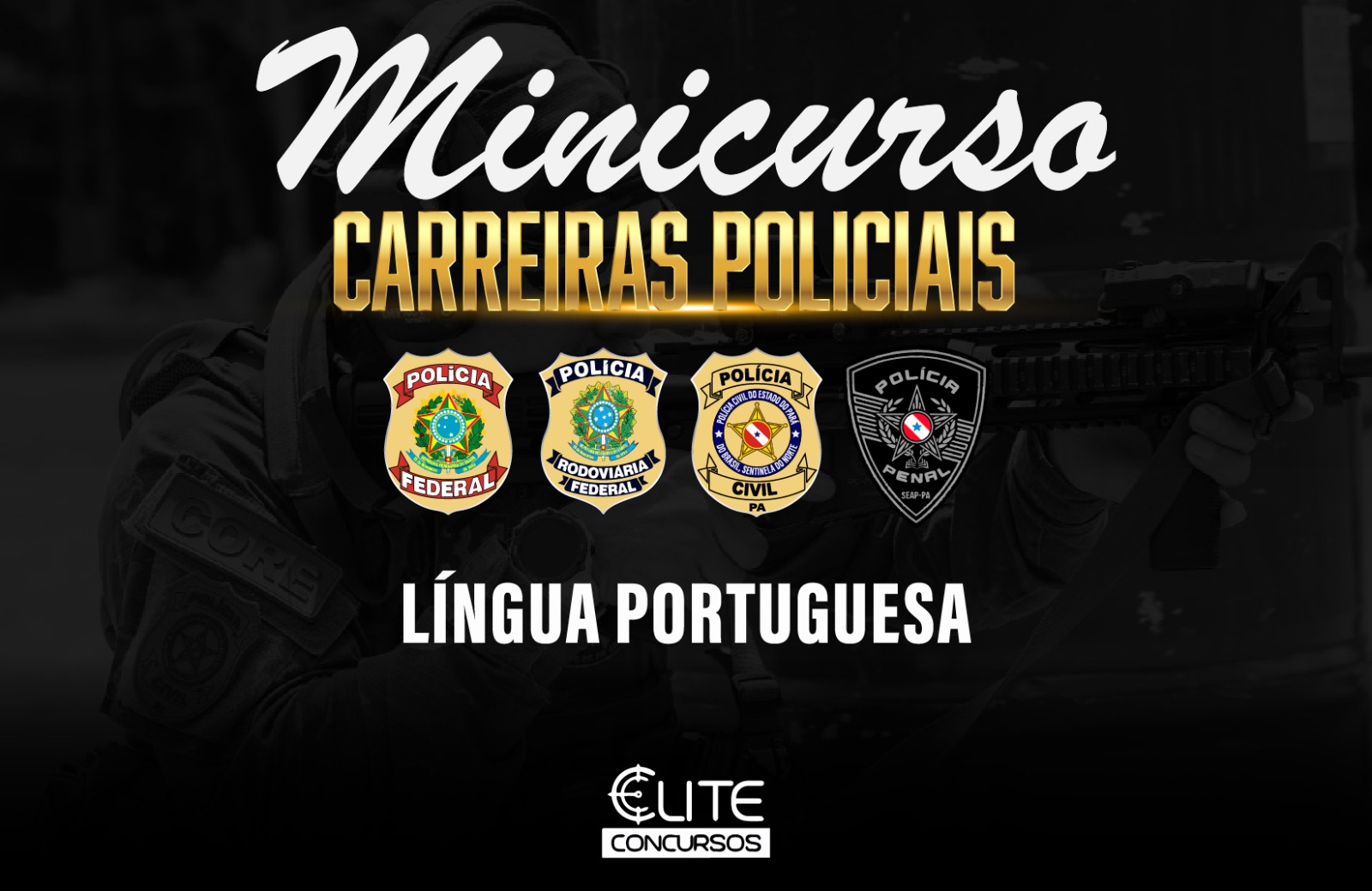 MINICURSO DE LNGUA PORTUGUESA - CARREIRAS POLICIAIS - 16/11