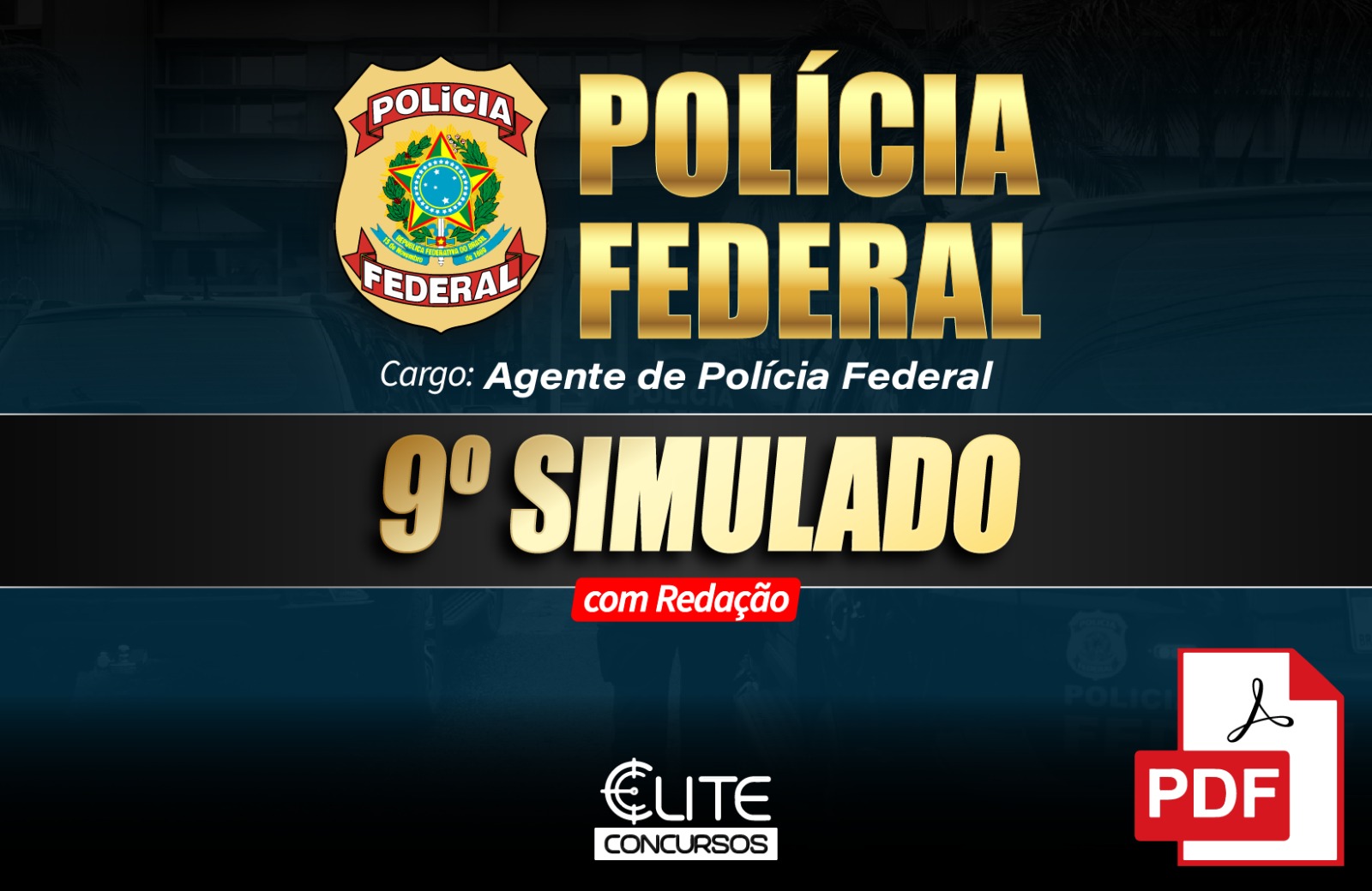 9 SIMULADO PF -  EM PDF - 19/01